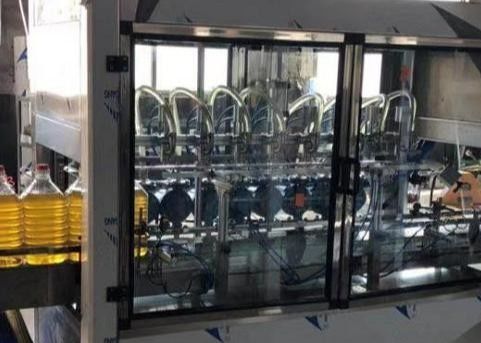 автоматическая машина завалки бутылки пищевого масла машины завалки 1500mm масла 0.2L